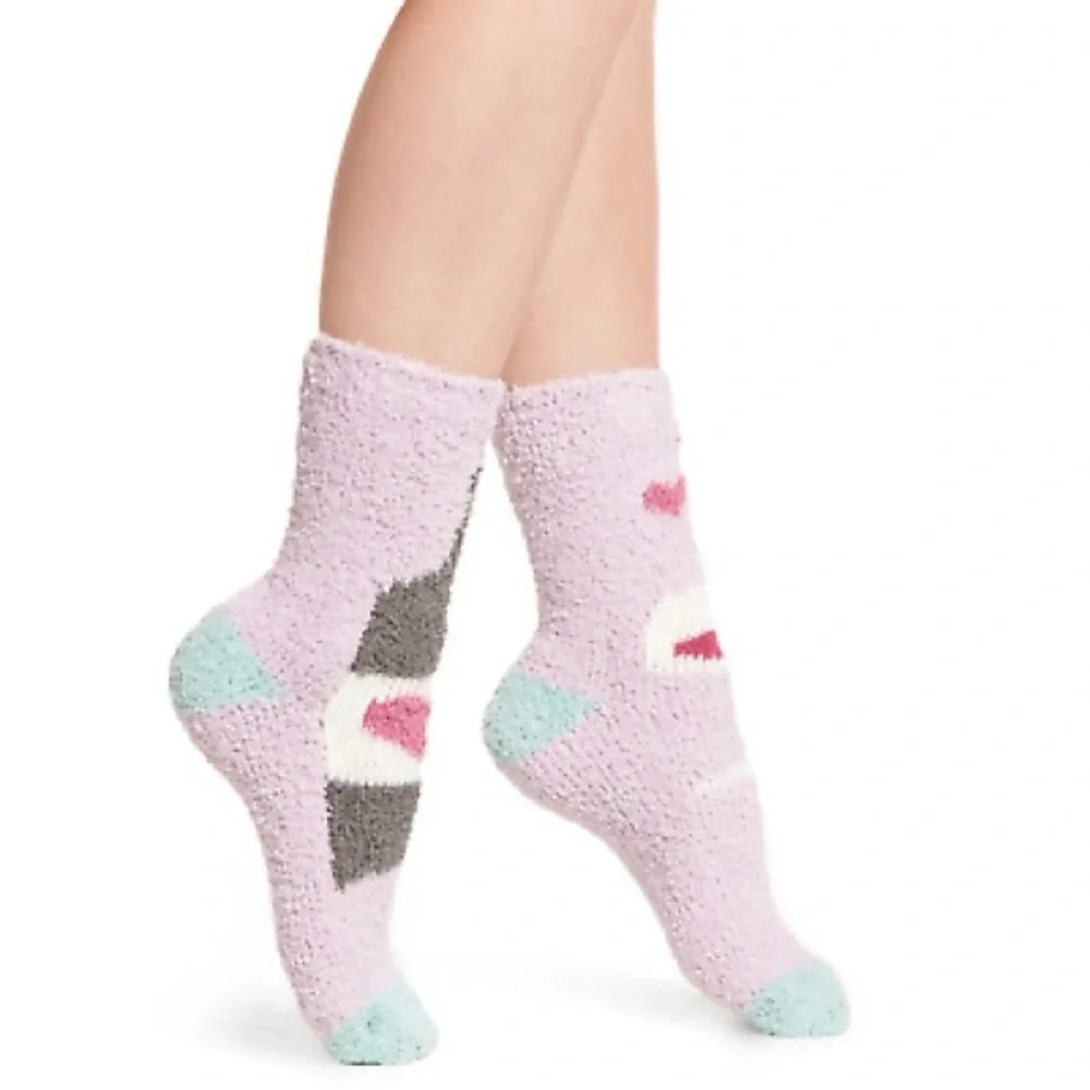 PJ Salvage “I Love Wine” Plush Socks, One Size, NWT. 🍷 🧦